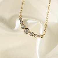 Lina Curve Necklace, Necklaces - AMY O. Jewelry