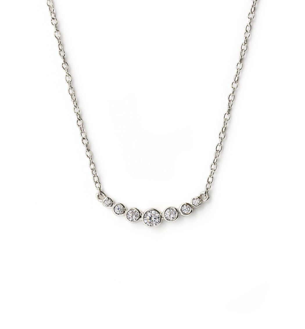 Lina Curve Necklace, Necklaces - AMY O. Jewelry