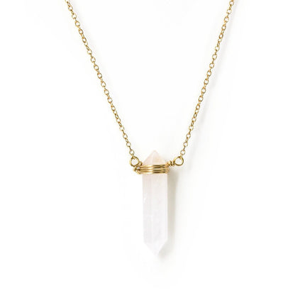 Quartz Pendant Necklace