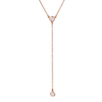 Dakota Y Lariat Necklace, Necklaces - AMY O. Jewelry