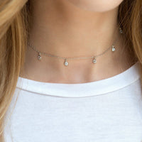 Sienna Dangle Choker, Necklaces - AMY O. Jewelry