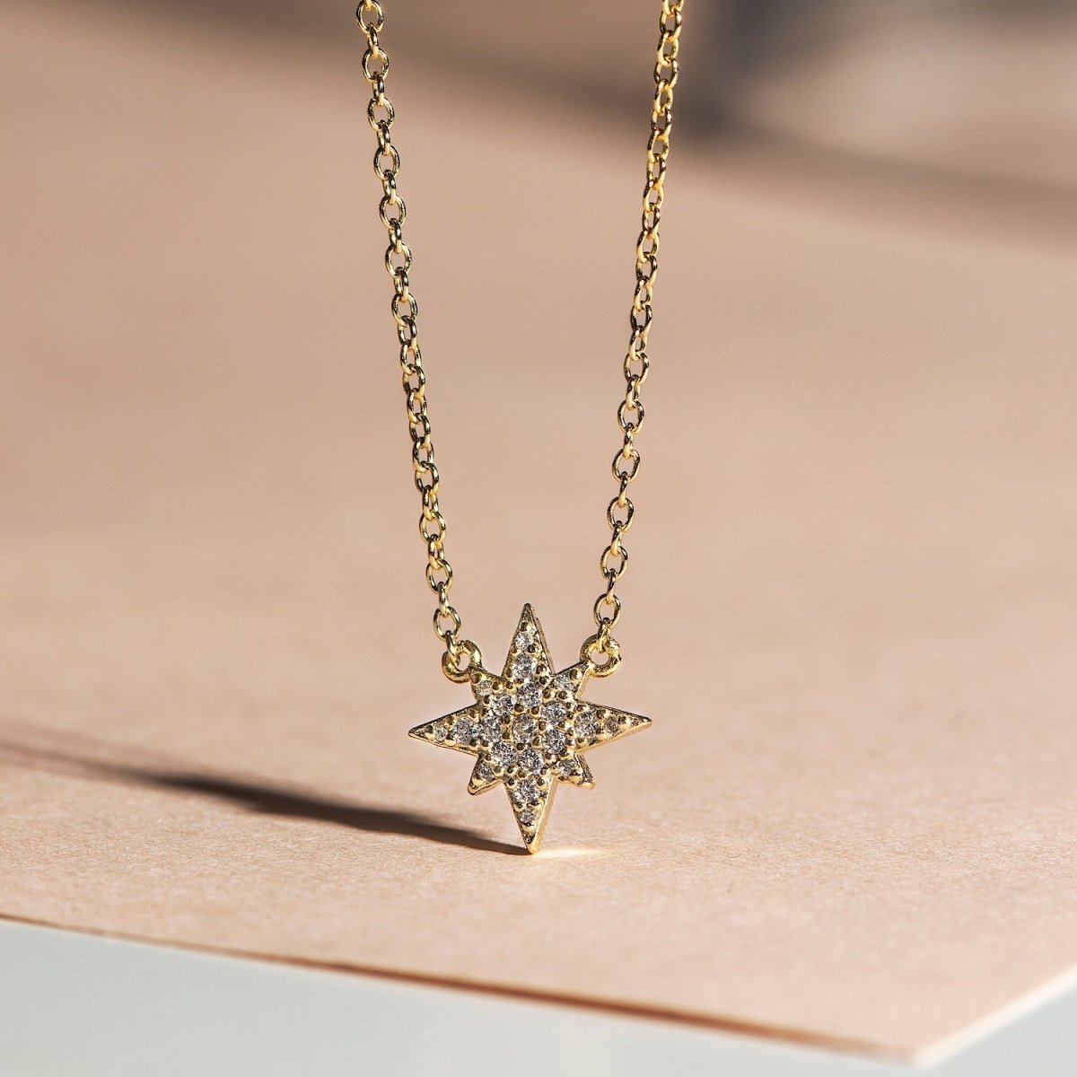 Celeste Starburst Necklace, Necklaces - AMY O. Jewelry