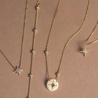 Celeste Starburst Necklace, Necklaces - AMY O. Jewelry