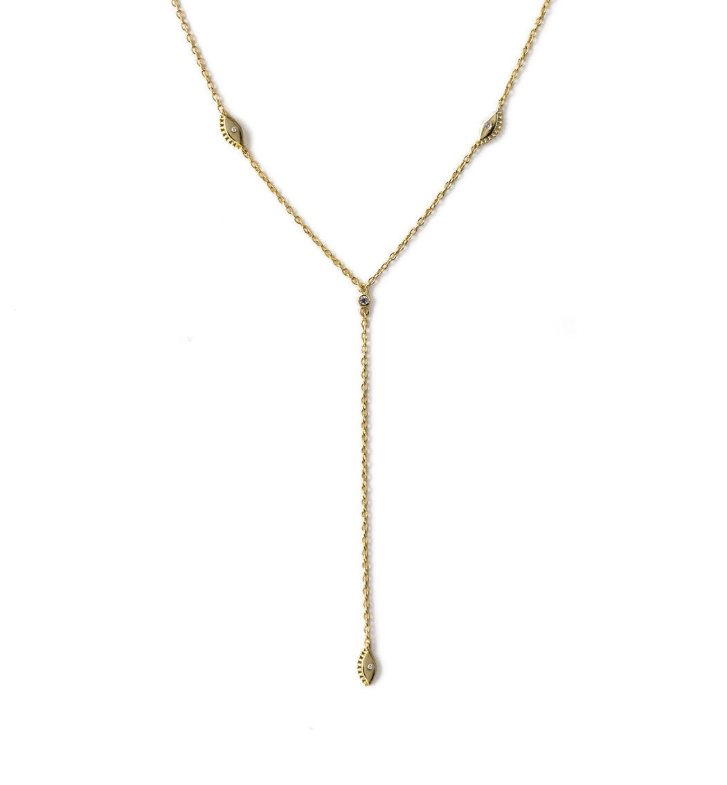 Aila Choker Lariat Necklace, Necklaces - AMY O. Jewelry