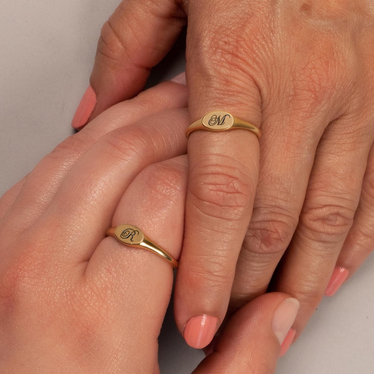 Oval Signet Engraved Ring