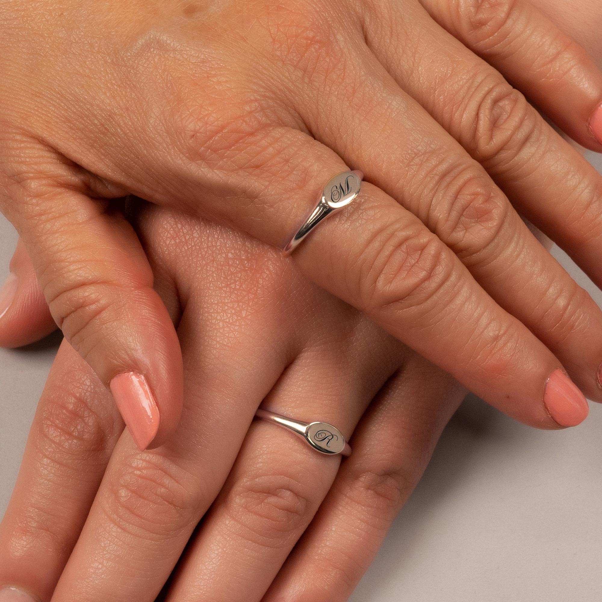 Oval Signet Engraved Ring