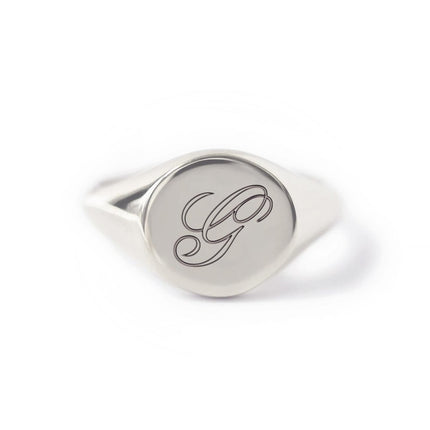 Initial Signet Ring