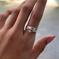 Thin Twisted Rope Ring