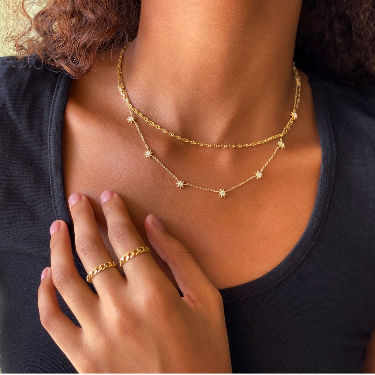 Celestial Starburst Marina Layered Duo