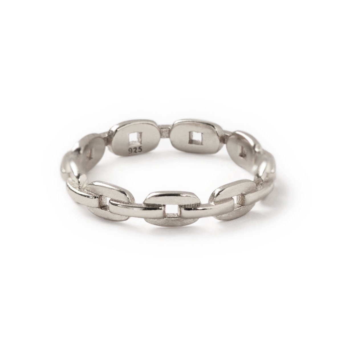 Sterling Silver Chain Ring