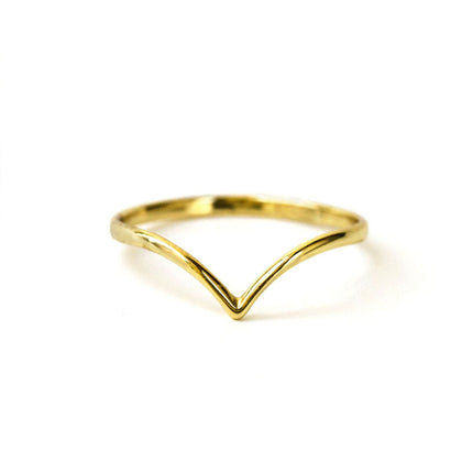 Dainty Chevron Ring