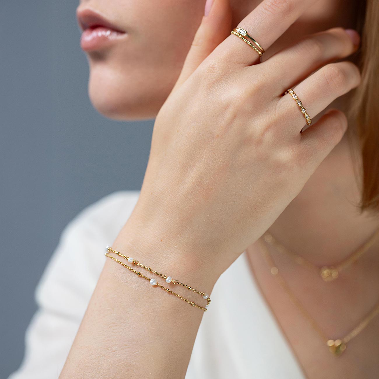 Delicate Pearl Bracelet