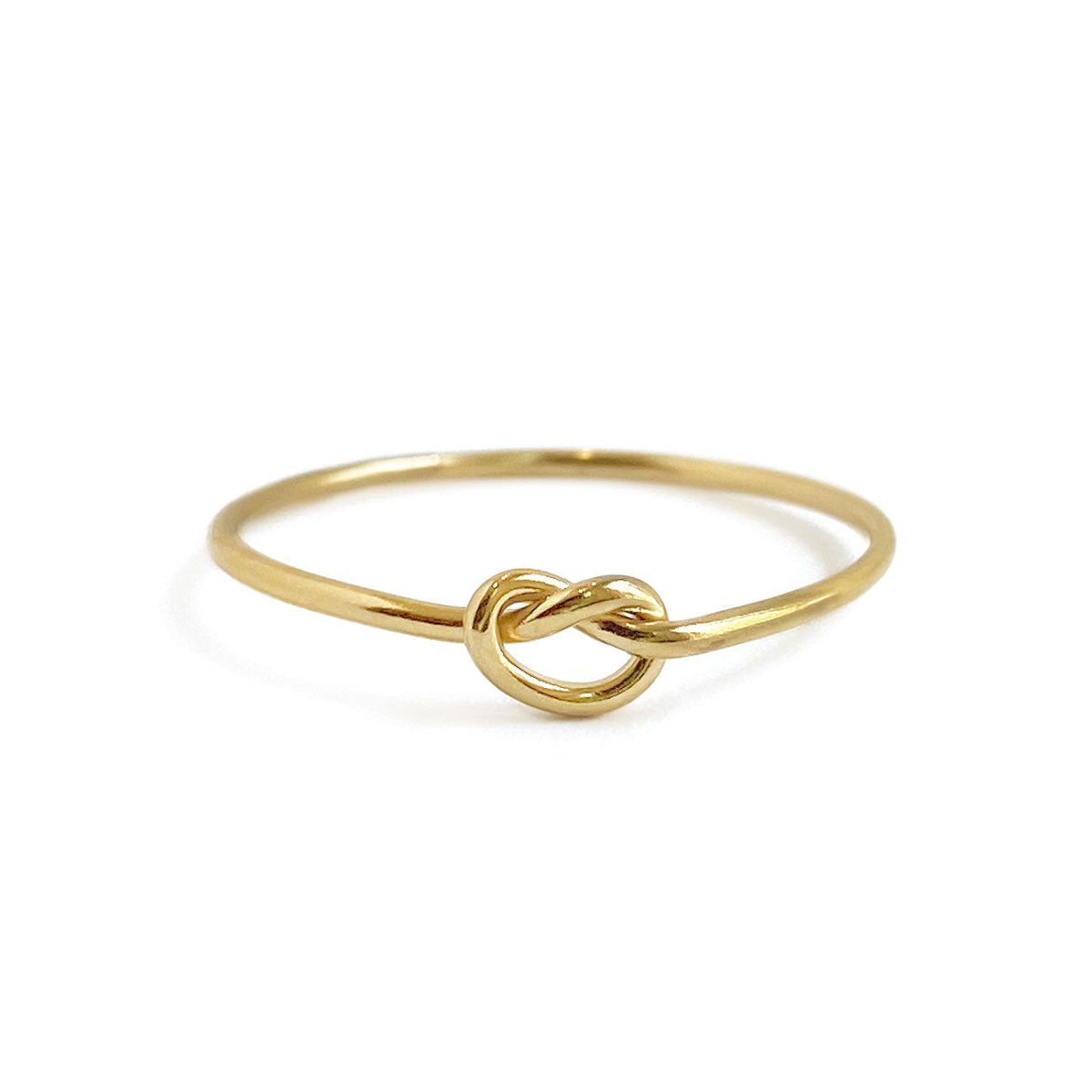 Dainty Gold Knot Ring