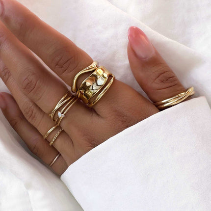 Dali Melted Statement Ring
