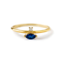 Sapphire Marquise Ring