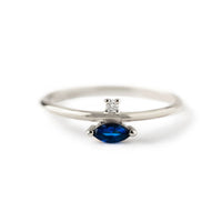 Sapphire Marquise Ring