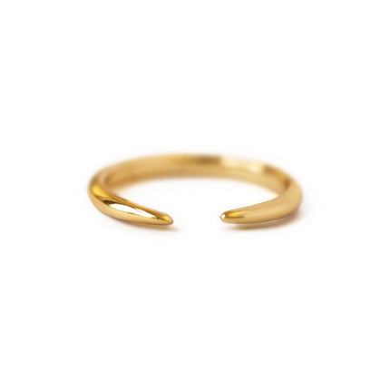 Gold Mini Claw Ring | Cage Gold Pave Ring | Amy O. Jewelry – AMYO Jewelry