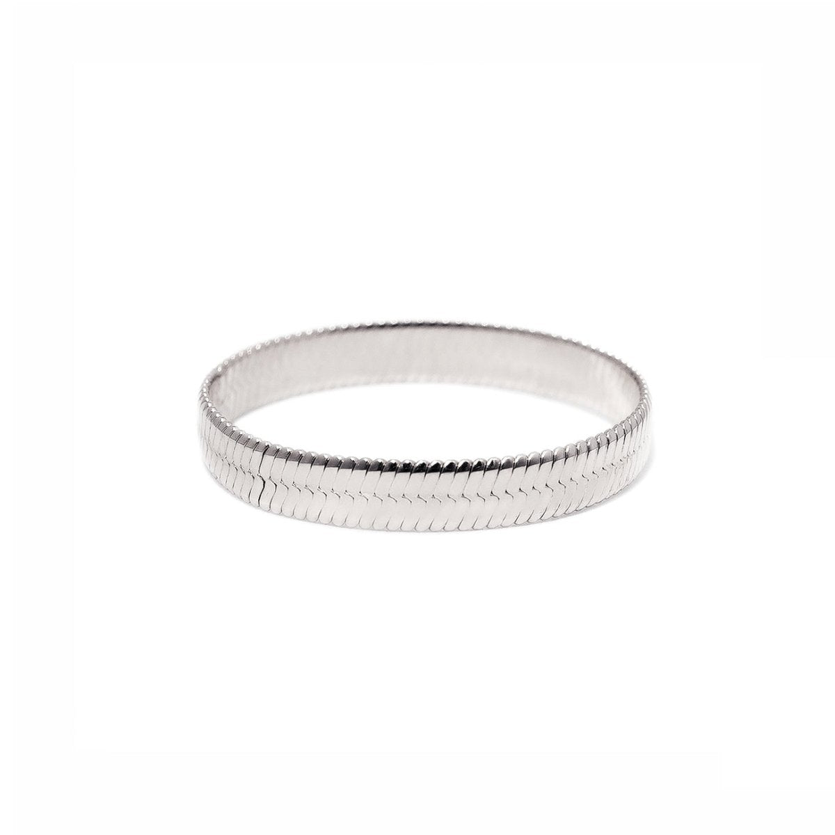 Herringbone Chain Stacking Ring