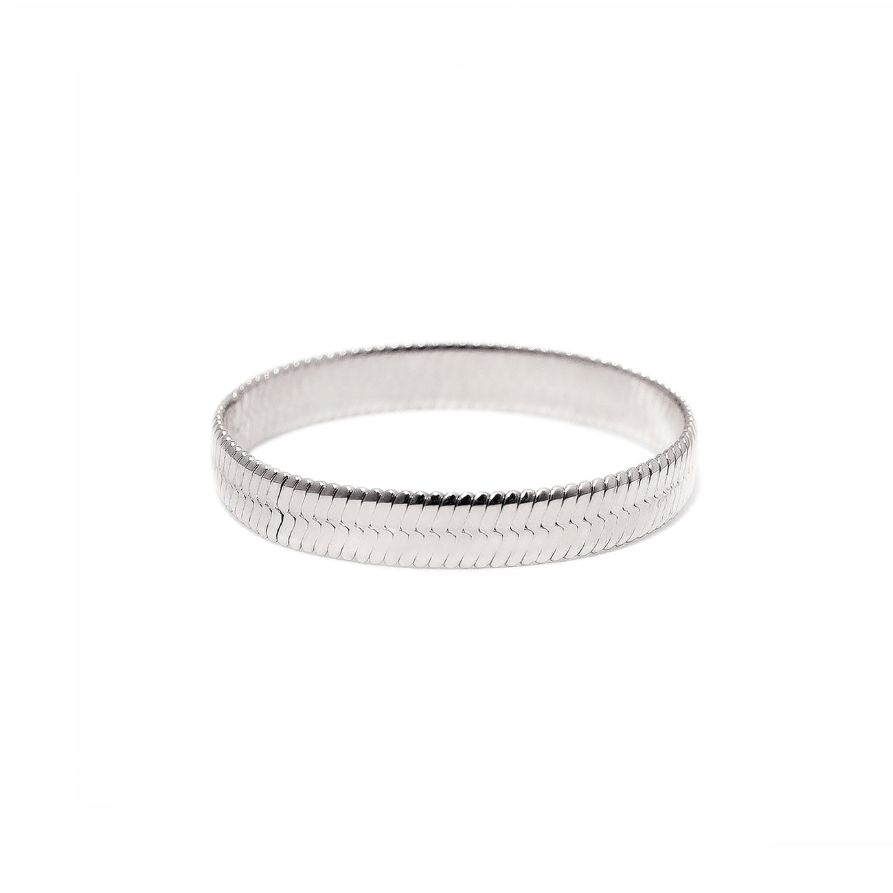 Herringbone Chain Stacking Ring