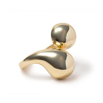 Bold Sculptural Bypass Ring