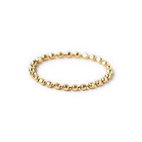 14K Gold Chain Ring