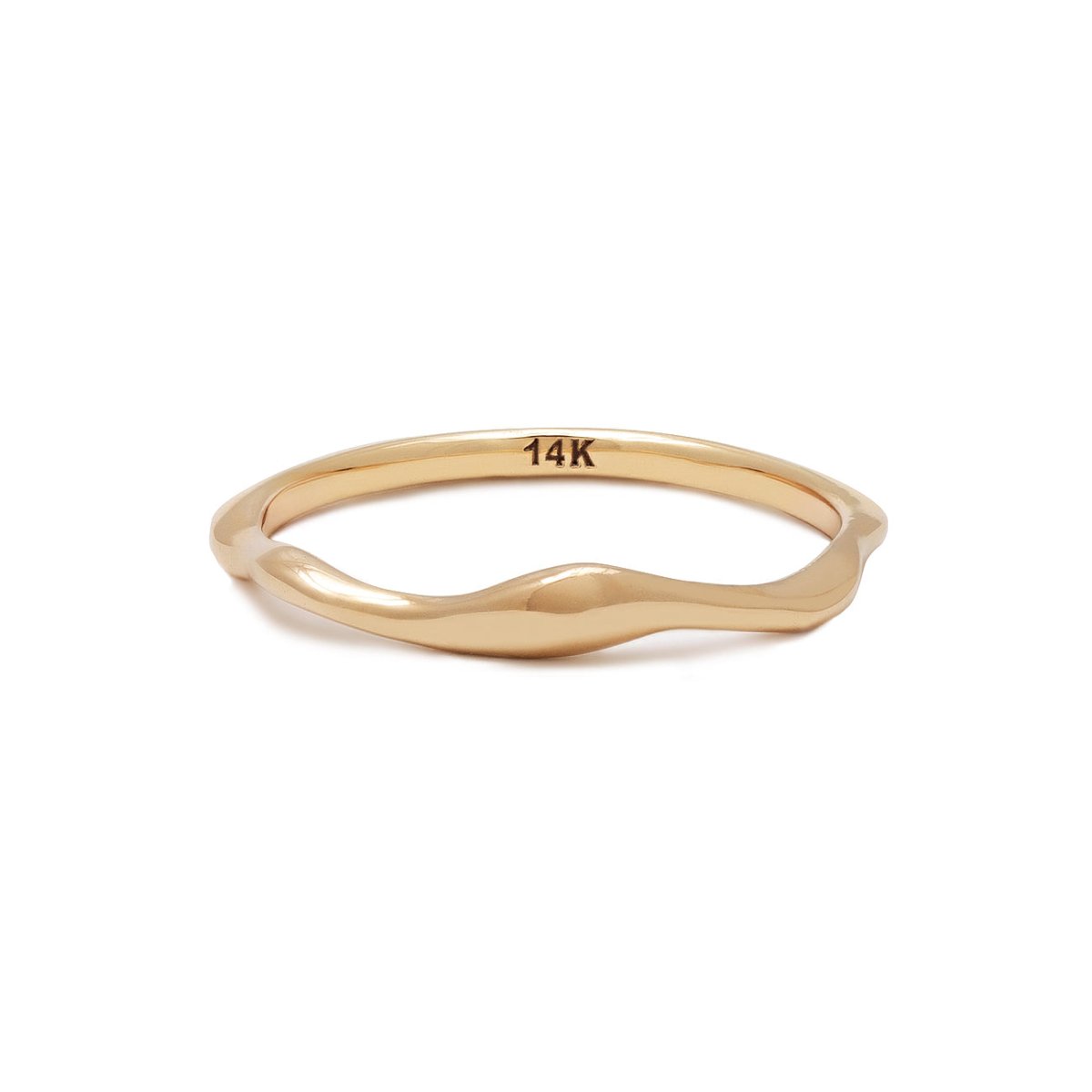 Dainty Wave Stacking Ring