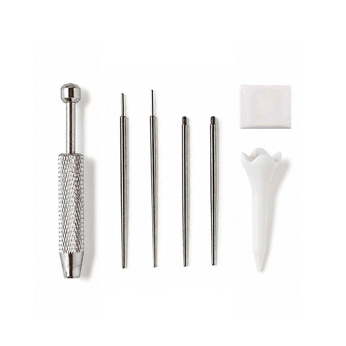 Insertion tool kit flat back stud earrings