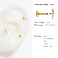 Northern Star Flat Back Stud