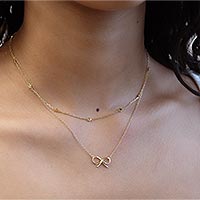 Tiny Heart Chain Necklace