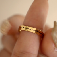Script Engraved Ring Taylor Swift