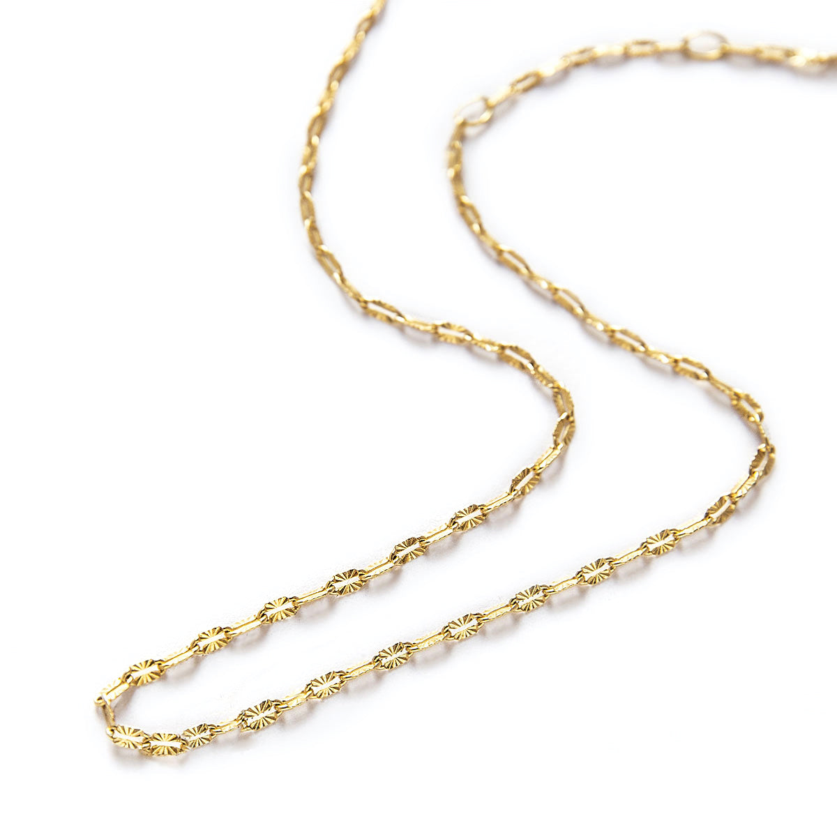 Textured Gold Chain Choker