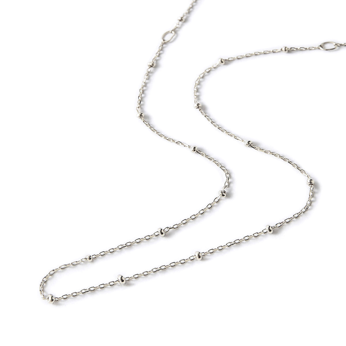 Sterling Silver Bead Chain Choker