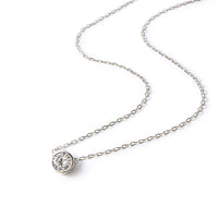 Sterling Siler Solitaire Necklace
