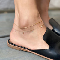 Dakota Tiny Dangle Anklet