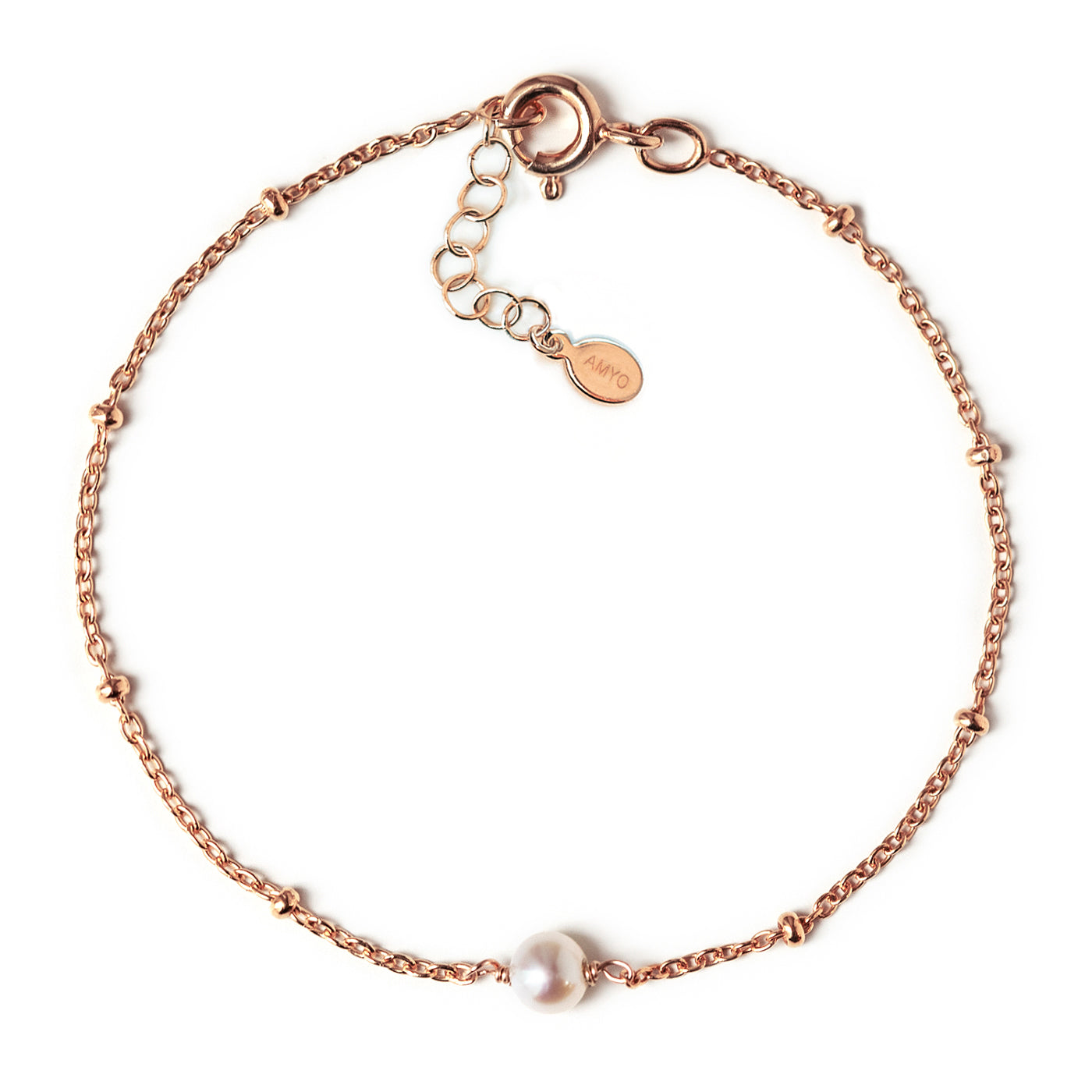 Pearl Bead Chain Bracelet