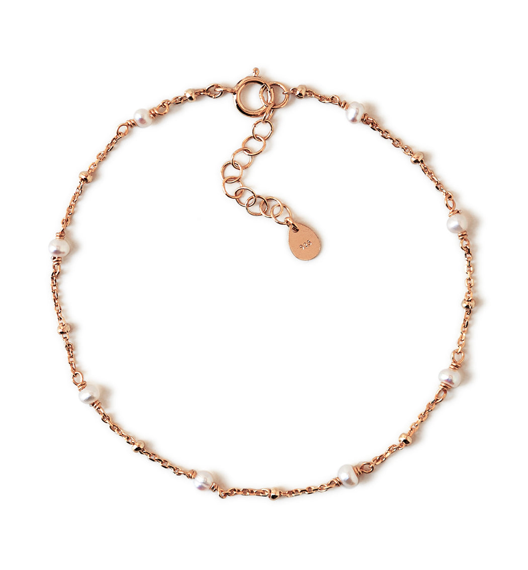 Delicate Pearl Bracelet, Bracelets - AMY O. Jewelry
