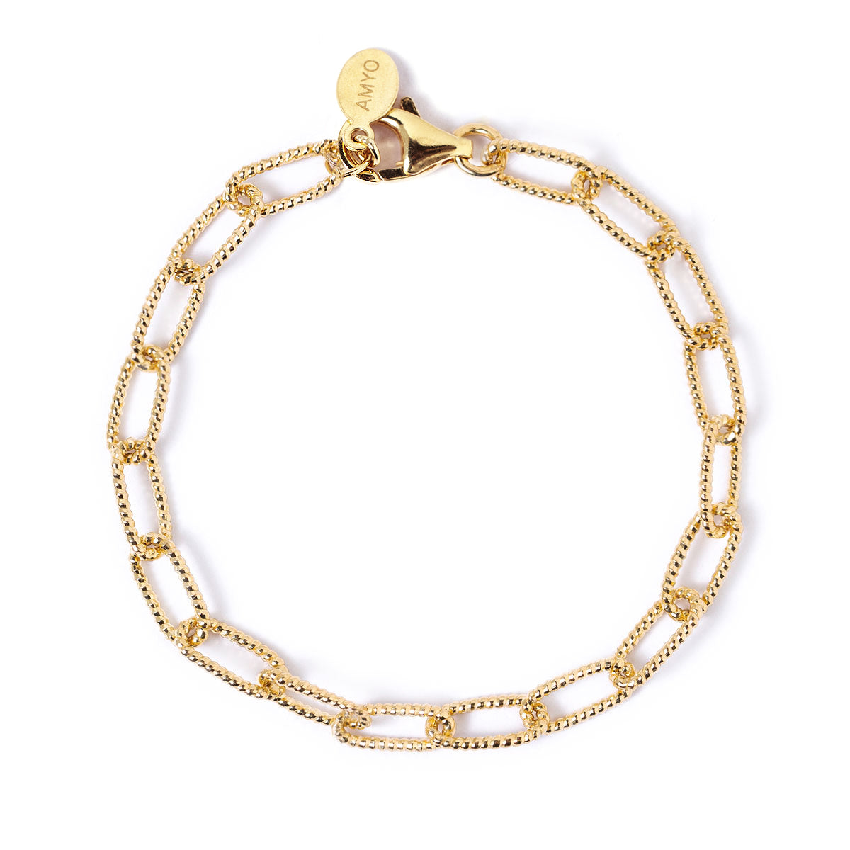 Chunky Thick Link Chain Bracelet, Chain Link Gold bracelet – AMYO Jewelry
