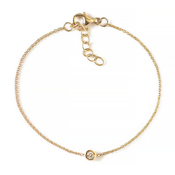 Multi Bezel 14K Gold Vermeil Bracelet