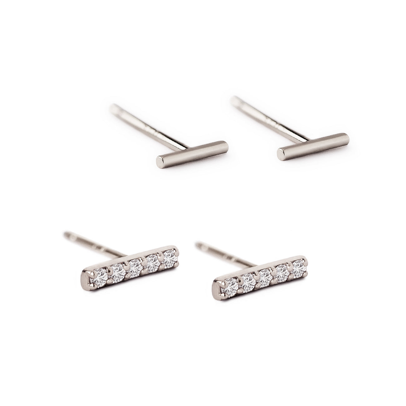 Tiny Bar Studs Set