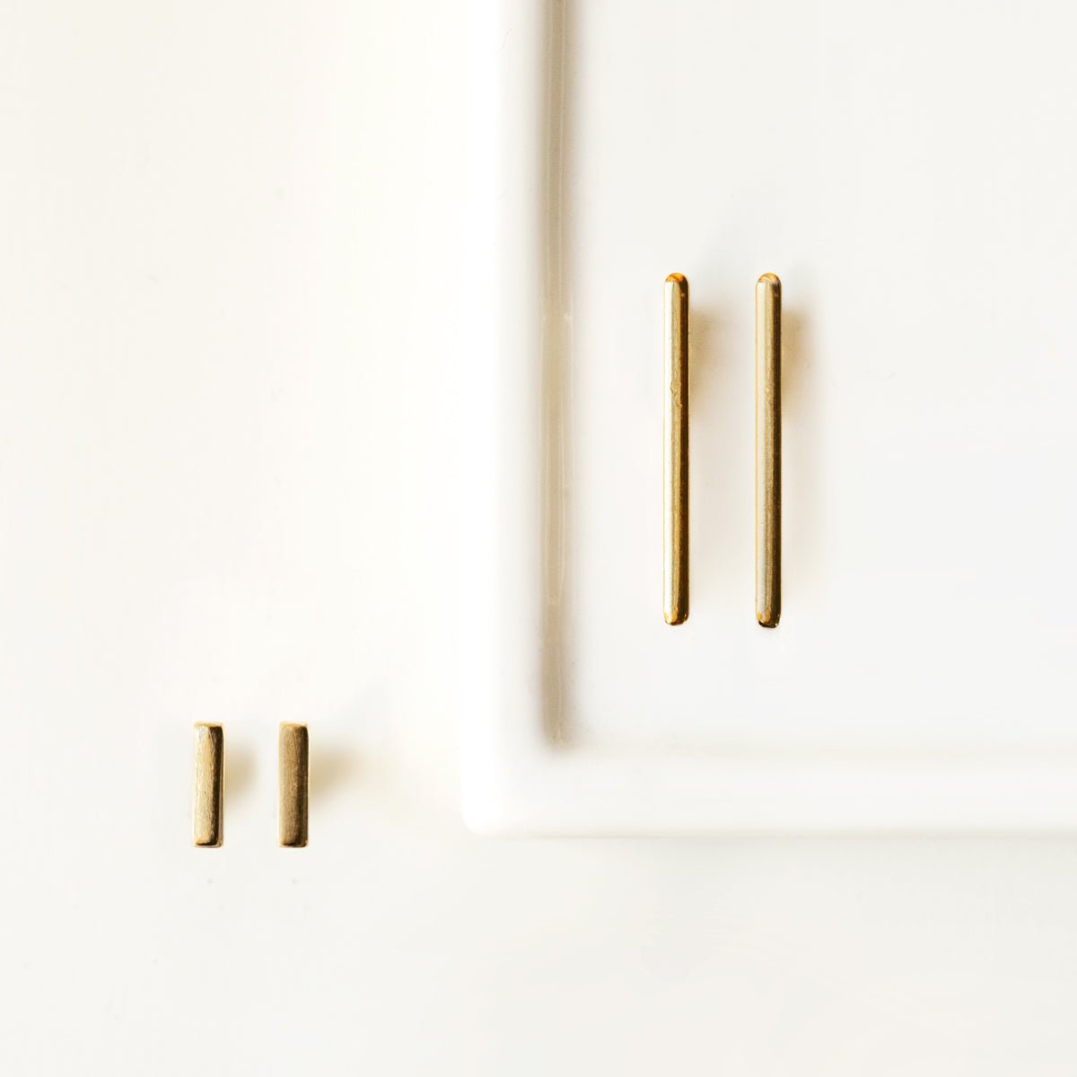 Bar Ear Climber Earrings, Earrings - AMY O. Jewelry