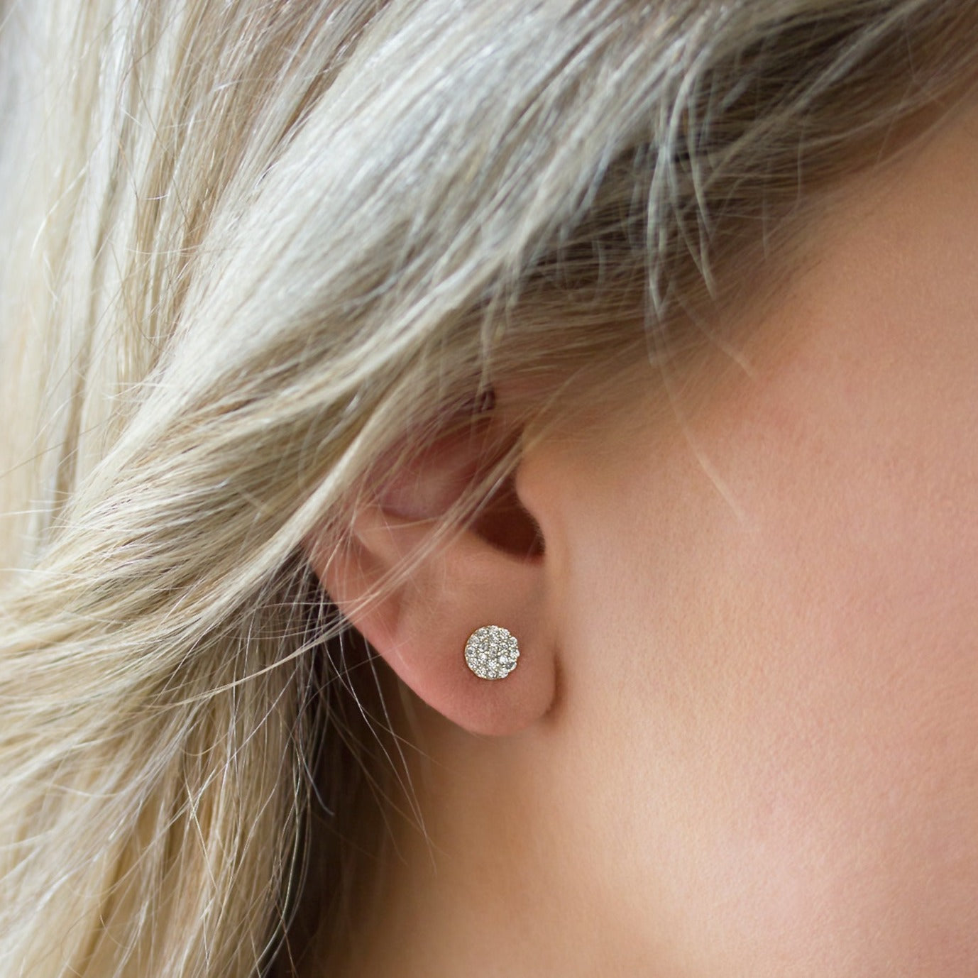 Diamond Disc Studs