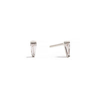 Tiny Tapered Baguette Studs