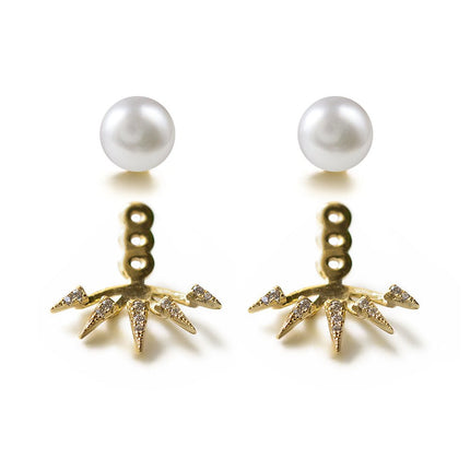 Pearl Spike Ear Jacket