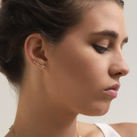 Shooting Star Ear Climber Earrings, Earrings - AMY O. Jewelry