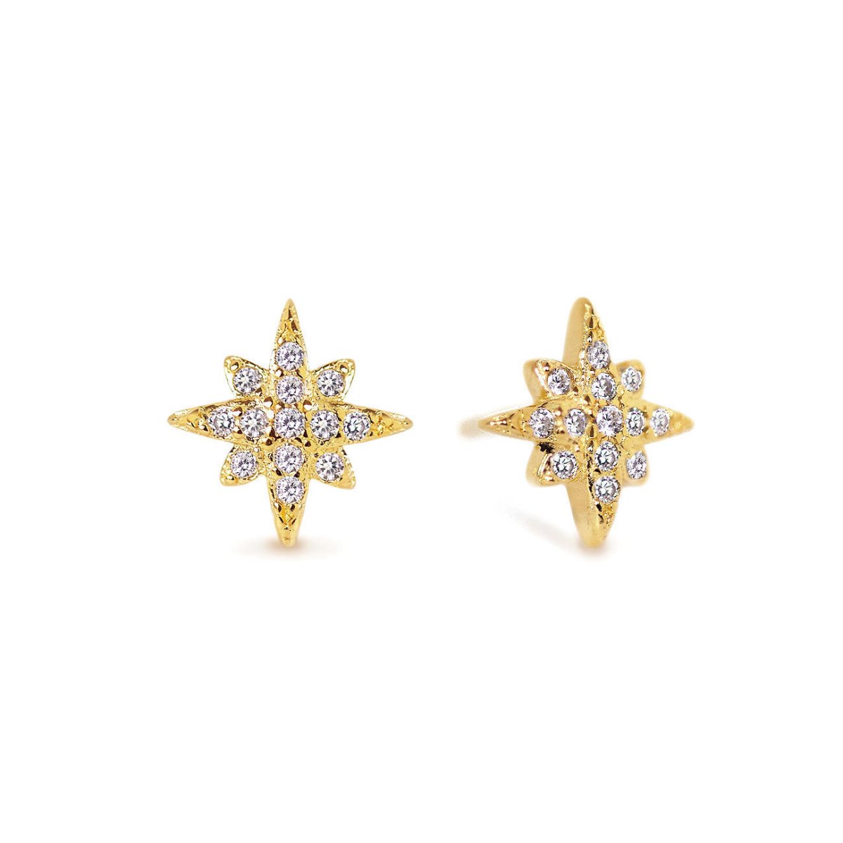 Starburst Pavé Studs