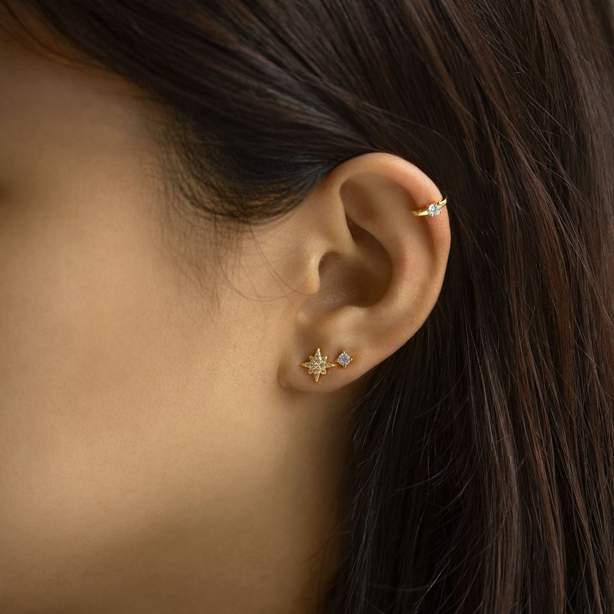 Starburst Pavé Studs