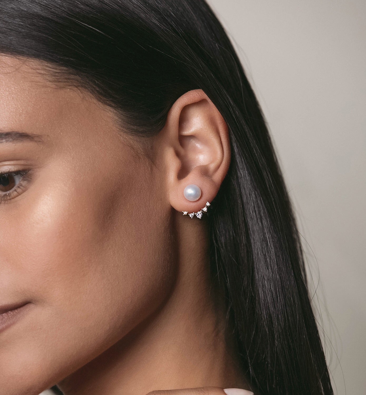 Multicoloured Silver Dual Earrings – Melrosia Jewellery
