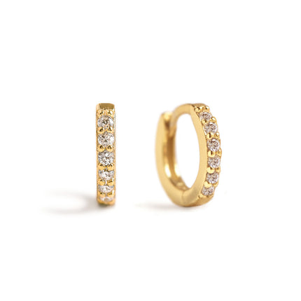 Senco Gold Women Gold & Diamonds Little Fish Cut Gold Hoop Earrings :  Amazon.in: Fashion