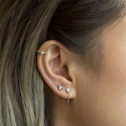 Crystal Cartilage Cuff Earring