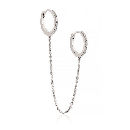 for Women 2022 Small Dainty Loop Silver Chain Earrings Dangle Drop Long Chain  Earrings Hoop Double Huggie Chain Link Earrings - China Chain Earrings and  Silver Chain Dangle Earrings price | Made-in-China.com